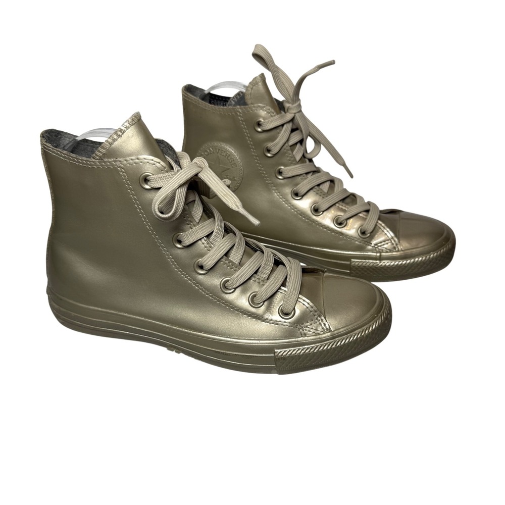 Converse Counter Climate All Star Hi Top Water‎ Repellent Sneakers Gold Size 6.5